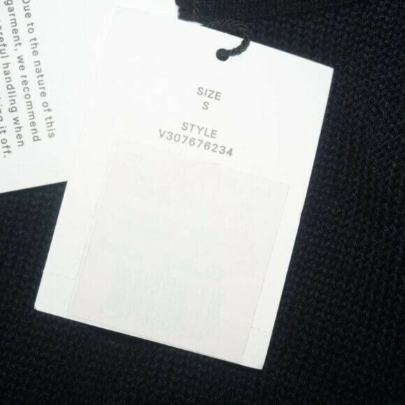 Vince Black White Duster Cardigan Sweater Vest - Picture 6 of 10